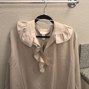 H&M tan shirt or night gown size M